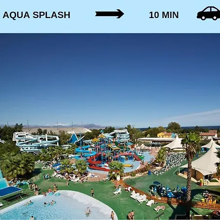 2P Neuf D Exception Eden Parc Piscine Pkg Clim Wifi Lägenhet *